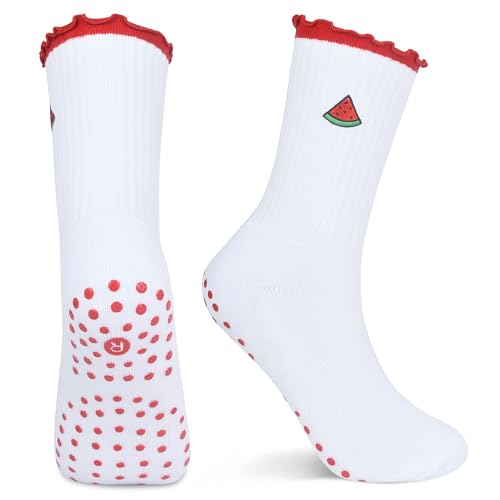 Non-Slip Pilates Socks for Yoga and Barre - US Sizes 5-11 - Color 3
