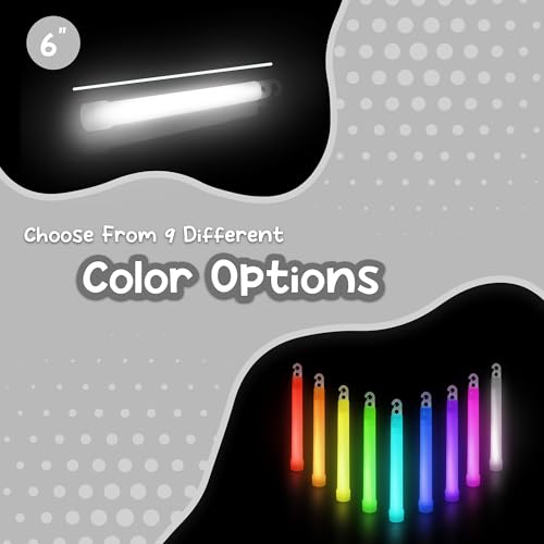 Windy City Novelties - 25 Pack - 6¡± Premium Glow Sticks
