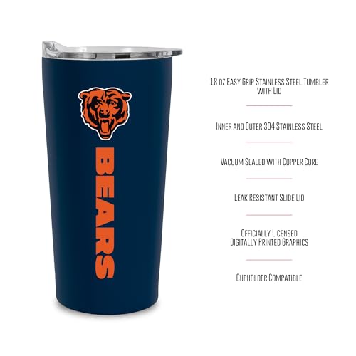 18oz Stainless Steel Easy Grip Tumbler for Hot & Cold Drinks
