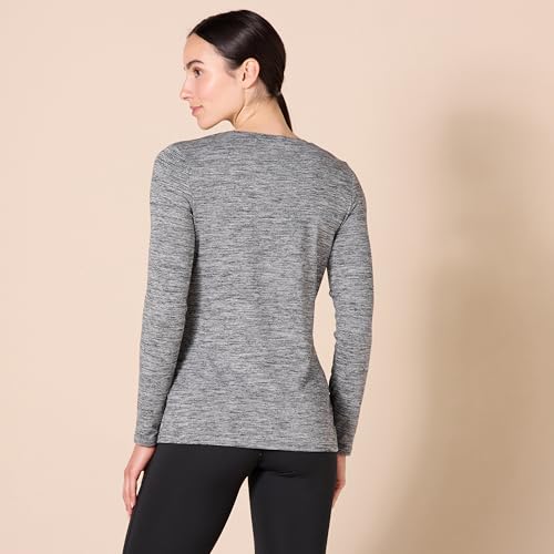 Women's Quick Dry Lightweight Long-Sleeve T-Shirt - Black Heather, Small