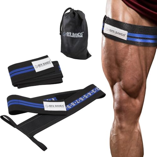 Occlusion Training Bands for Legs & Calves - Black, 3 Inch
