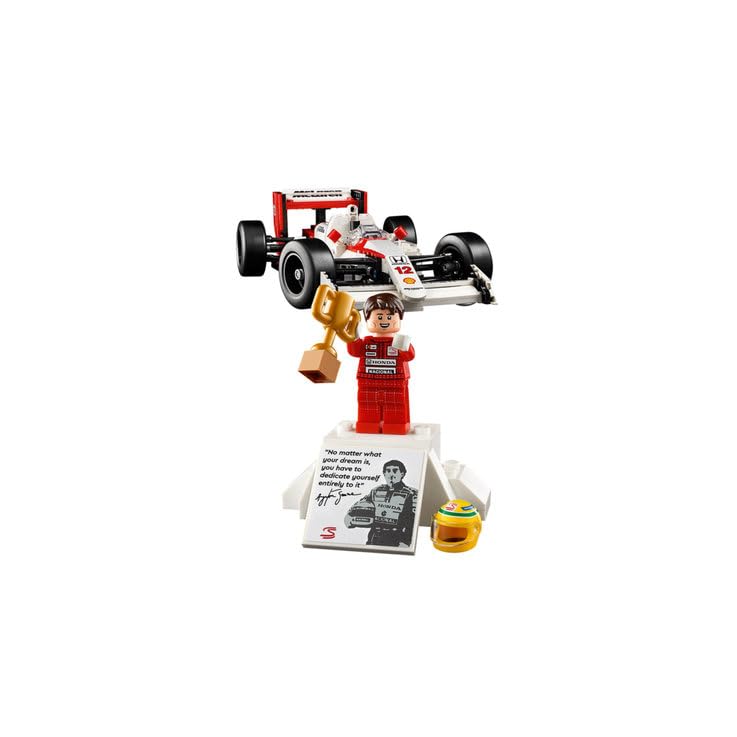 LEGO Icons McLaren MP4/4 Model Car Kit with Ayrton Senna Minifigure - 10330