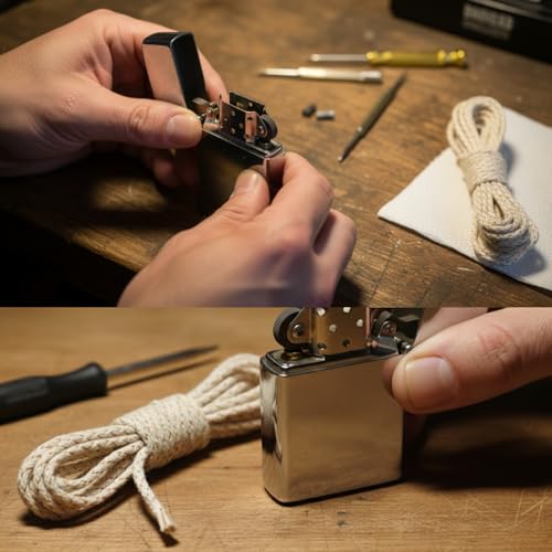 Copper & Cotton Wick Replacement for Kerosene Lighters - 10m