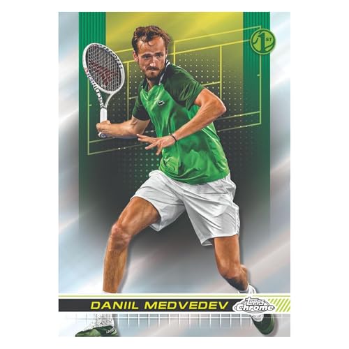 2024 Topps Chrome Tennis Trading Card Blaster Box - Collectible Sports Card Pack
