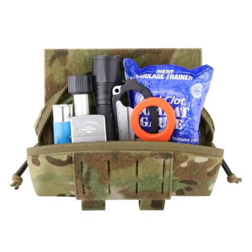 KRYDEX MC Tactical Small Drop Pouch with TQ Holder & Hook & Loop Panel