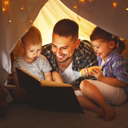 8 Pack Small Mini LED Flashlights for Kids Cute Animal AAA Flashlight Bulk- 2 in 1 Lantern Flashlight - Christmas Gifts Stocking Stuffers for Camping for Girls Boys Toddlers Halloween Gifts