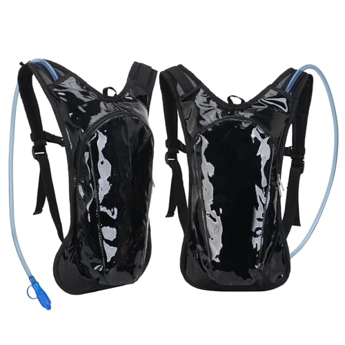 Lightweight Hydration Backpack with 2L Bladder - Black