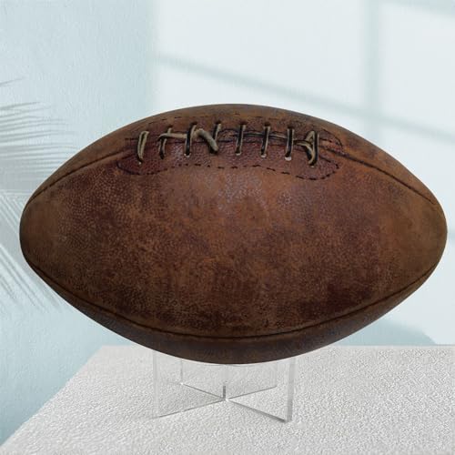 Acrylic Ball Display Stand - 3-Pack Clear Sports Holder for Football, Basketball, Soccer & More
