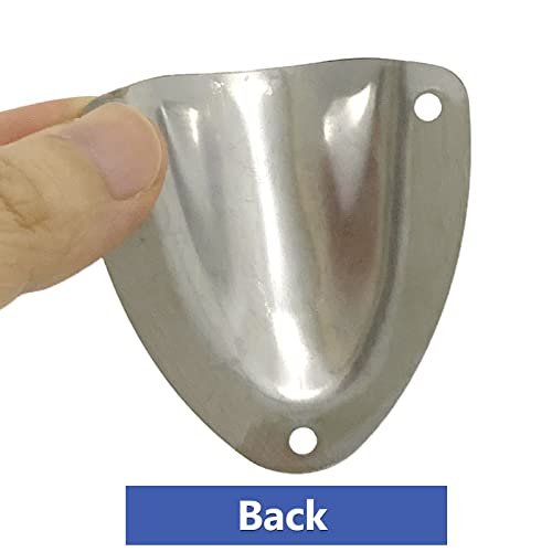 Stainless Steel Clam Shell Vent Cover for Marine Boat - Large - 2 PCS