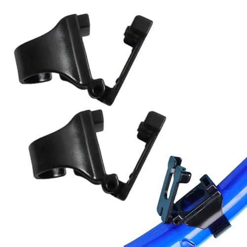 25mm Plastic Snorkel Clips - 2 Pack Quick Release for Dive Mask