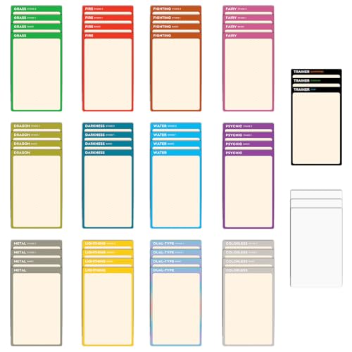 Trading Card Dividers - 54 Pieces for Effective Storage