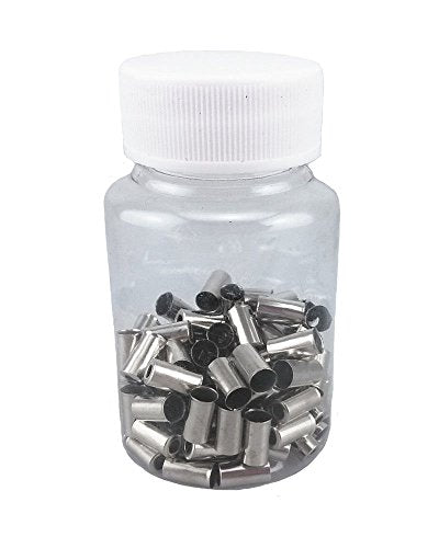 5mm Bicycle Brake Cable End Caps - Pack of 100 Metal Caps