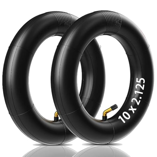 Heavy-Duty 10x2.125 Inner Tube (2-Pack) for Ninebot F25/F30/F40/F65, Hiboy S2 Pro Max, Gotrax G4, Turboant 10" Scooters