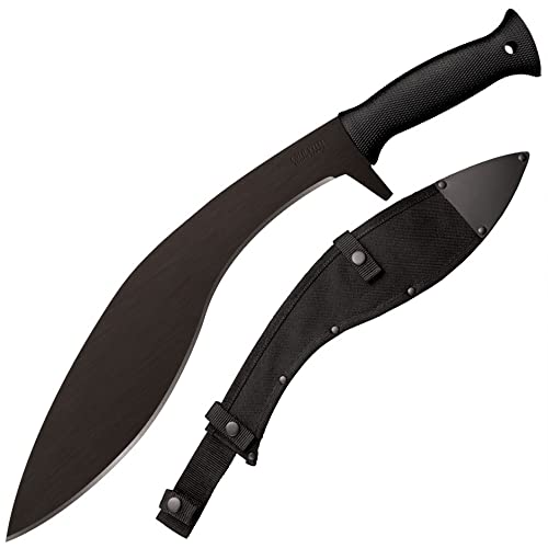 Cold Steel Kukri Plus Curved Machete with Sheath - 18 Inch High Carbon Steel Blade