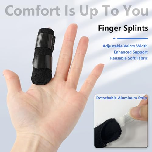 Adjustable Finger Splints - Support for Arthritis & Injuries
