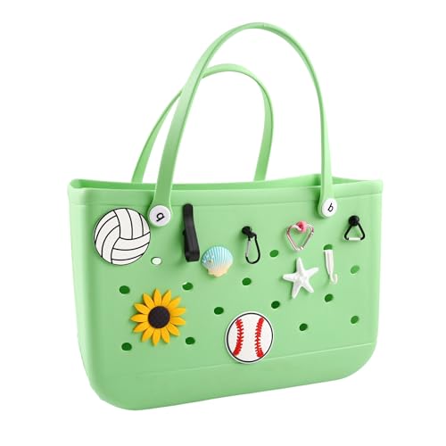 Acrylic Volleyball Bag Charm for Bogg Bag & Tote Bags