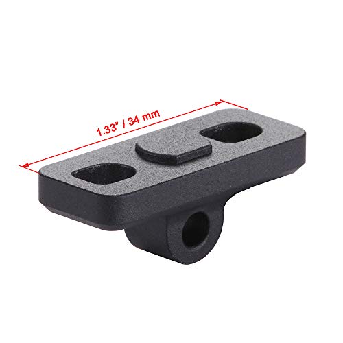 Gun Sling Mount - Low Profile Aluminum Sling Swivel for Keymode - Black