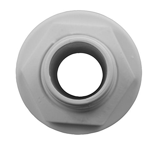 Thru-Hull Connector Fitting - Polypropylene, White Finish, One Size