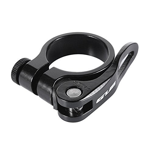 Aluminum Quick Release Bike Seat Post Clamp - 31.8mm & 34.9mm - Sblack34.9