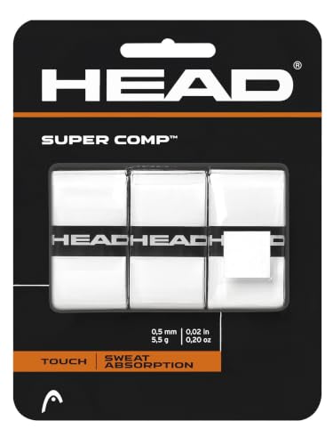 Super Comp Tennis Overgrip - White