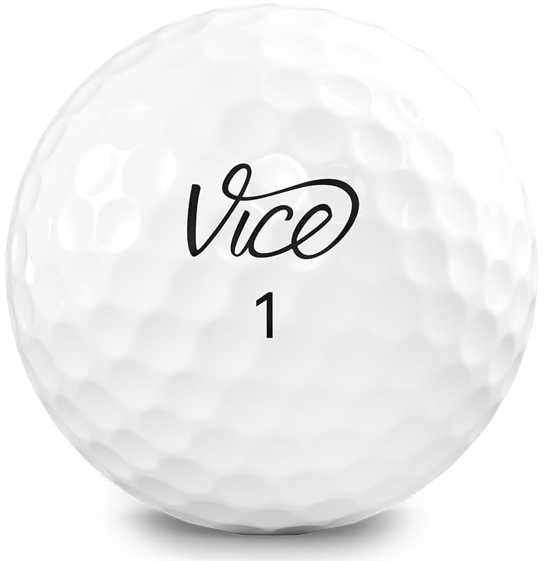 Vice Pro Plus Golf Balls - White Standard 4 Piece Urethane
