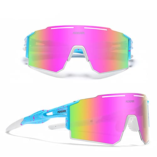 Polarized Sports Sunglasses for Cycling, Running & Baseball - C17