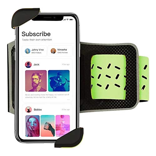 Adjustable FlexSport Armband for Sony NW-ZX300 Walkman - Stark Green