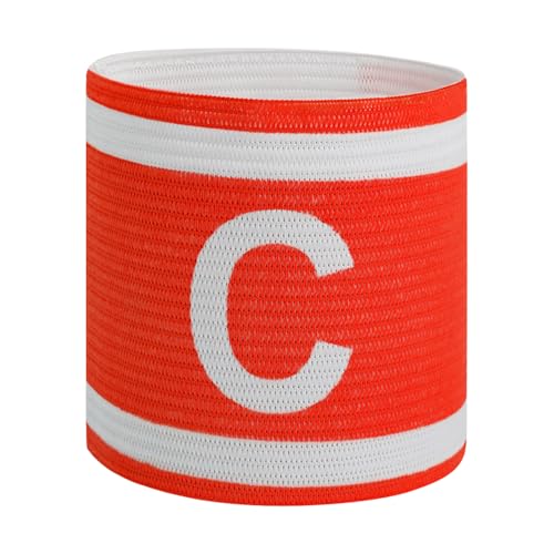 Unisex Adjustable Soccer Captain Armband - Red