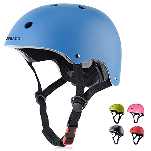 Kids Bike Helmet - Adjustable Toddler Helmet for Ages 2-8, Blue