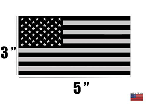 Subdued American USA Flag Tactical Decal - 3x5 Inch