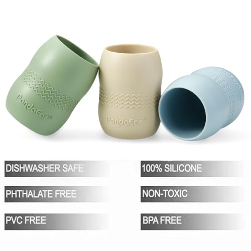 Silicone Baby Training Cups - 3 Pack for Toddlers