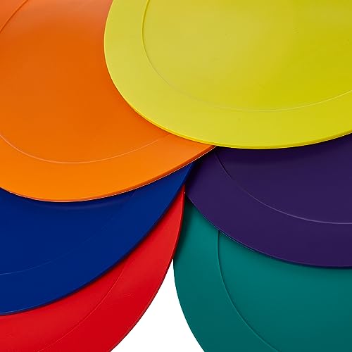 9-Inch Non-Slip Spot Markers - Pack of 12 for Classroom & Gym