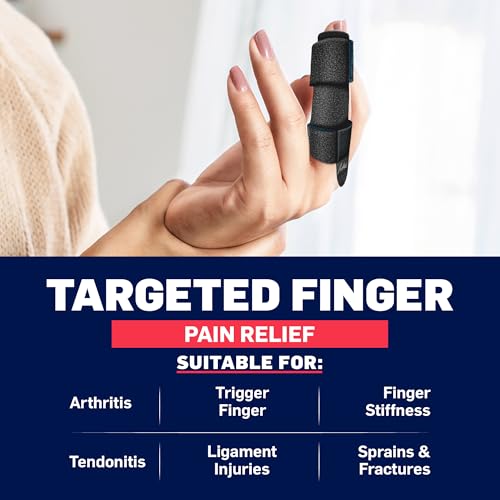 Finger Splint with Handbook for Trigger Finger & Arthritis - Adjustable Size