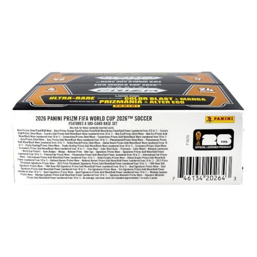 2026 World Cup Soccer Trading Cards - 24 Count Retail Box