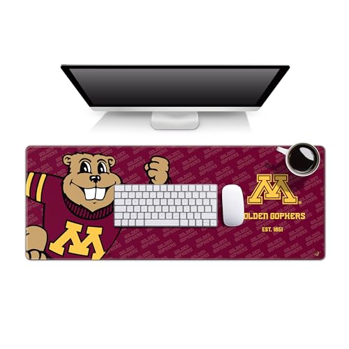 Minnesota Golden Gophers Desk Pad - Water & Stain Resistant, 31.5" x 12"