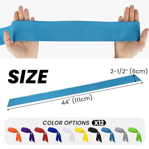 Adjustable Royal Blue Headband for Sports & Workouts