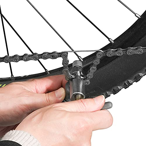 Bicycle Chain Breaker Tool - Universal 7-11 Speed Chains - Silver