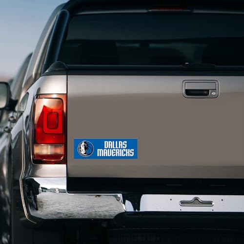 Dallas Mavericks 4x10 Team Spirit Magnet - Vinyl Sports Decal