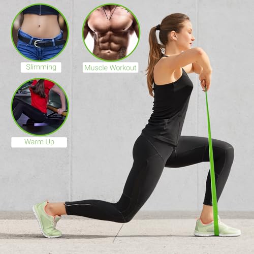 Resistance Bands Set - 5 Levels Loop Exercise Bands for Home Gym, Multicoloured