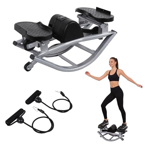 Lateral Motion Rock Stepper Exercise Machine - 250LBS Capacity