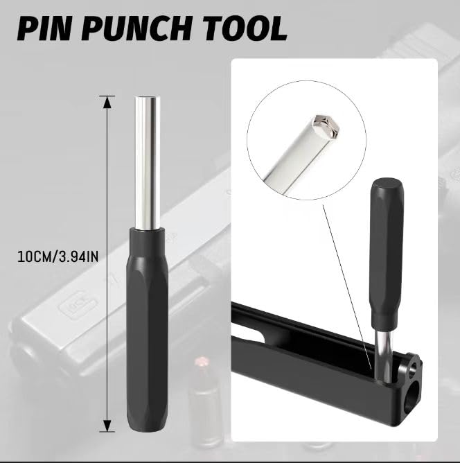 Glock Universal Tool Set with Front Sight, Magazine Disassembly & Pin Punch Tools