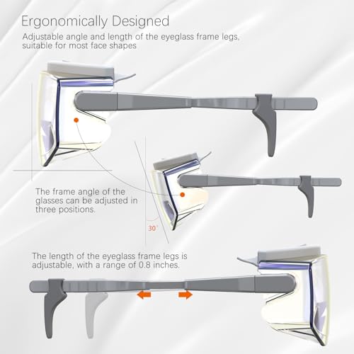 CO2 Laser Eye Protection Glasses | 9000nm-11000nm / 10600nm Wavelength Safety Goggles | OD 5+ Protective Eyewear | Absorption Filtering Technology | Ideal for Laser Cutting and Engraving