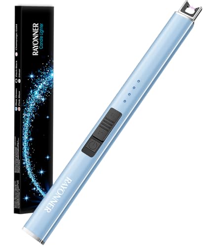 Electric Candle Lighter - USB Rechargeable Plasma Arc - Sierra Blue