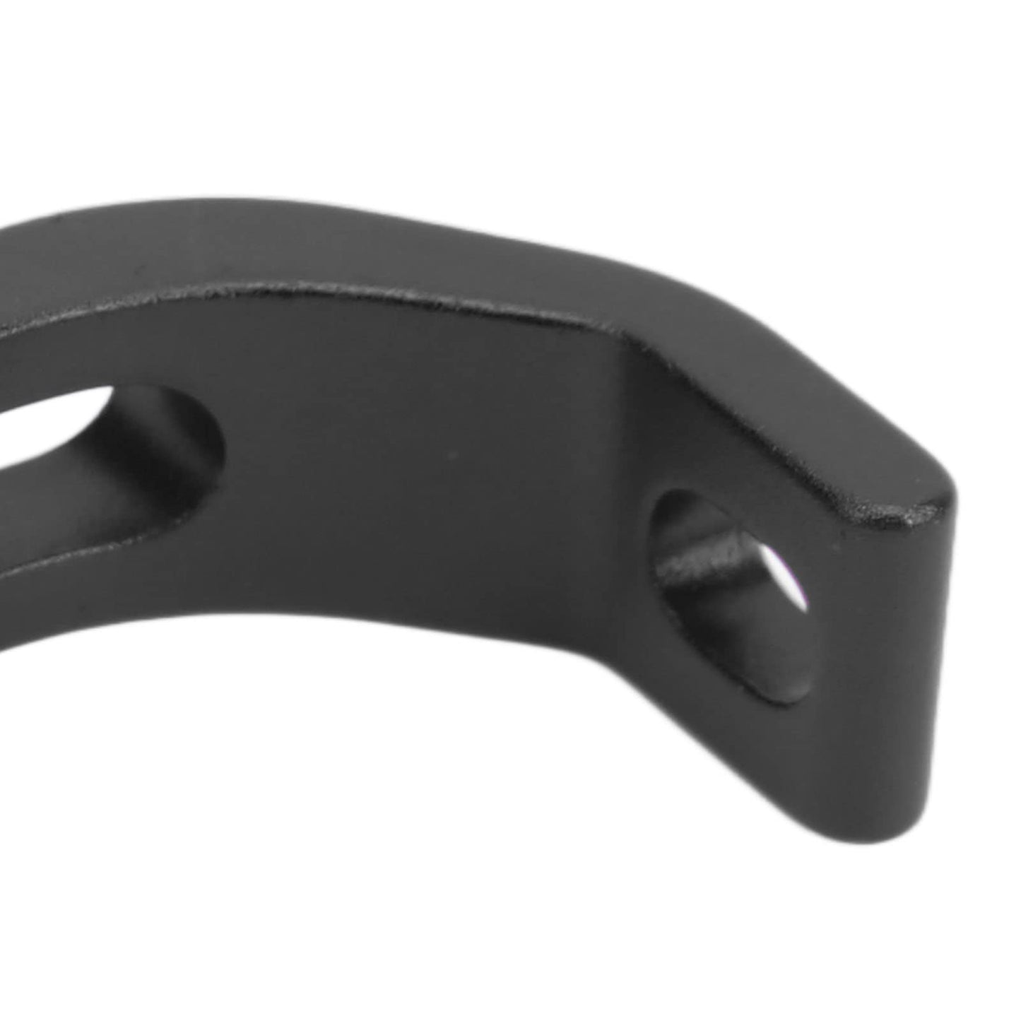 LED Headlight Clamp Cycling Light Holder Handlebar Light Mount Bicycle Torch Holder Front Light Bracket Cycling Lamp Bracket for Folding Bike(Black)