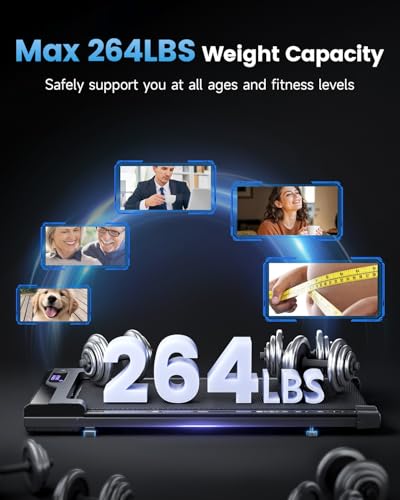 Compact Walking Pad Treadmill for Home & Office - Quiet & Portable