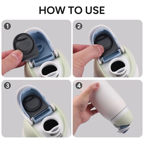 Silicone Replacement Stoppers for Owala Water Bottles - 4 Pack