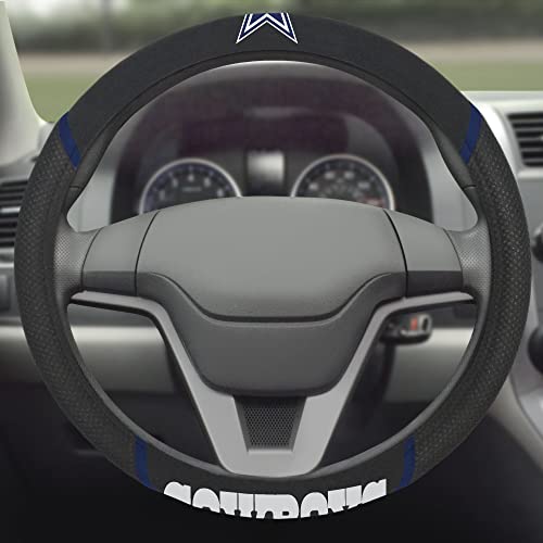 Embroidered Steering Wheel Cover for Enhanced Grip & Comfort