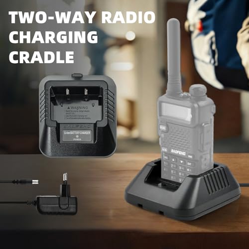 Walkie Talkie Charger Kit - Dual Charging Base for UV-5R, BF-F8HP