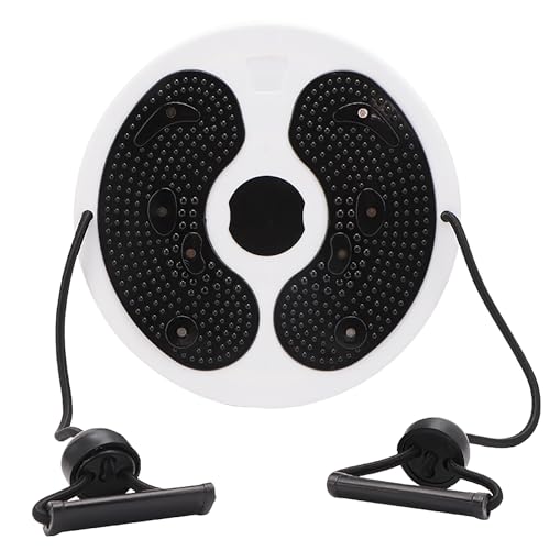 Twisting Ab Disc Board with Handles - Adjustable Waist Trainer - Black