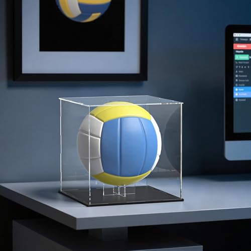 Acrylic Ball Holder Stand for Baseball, Softball & Golf Ball - 3-Pack Small